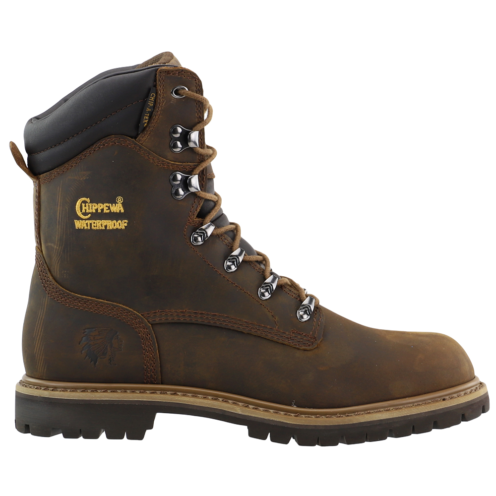 8 inch soft toe work boots