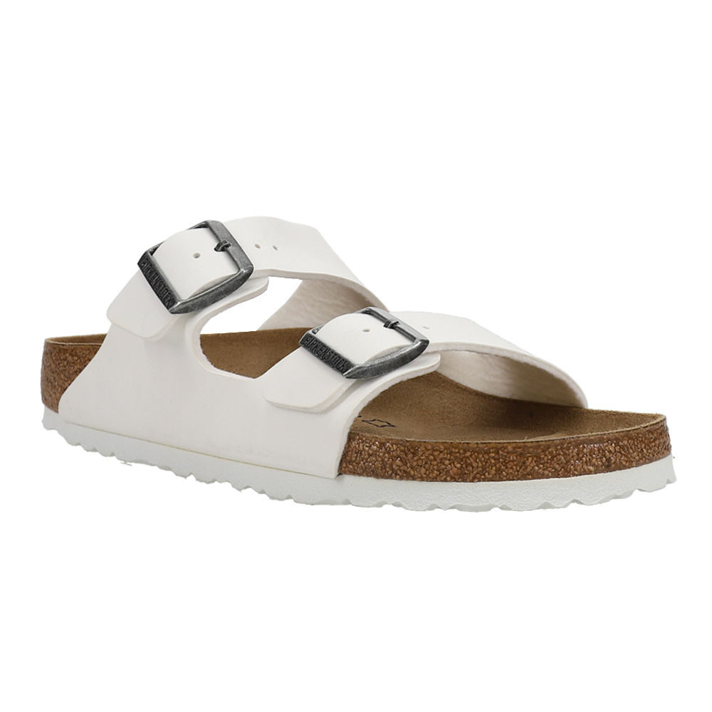 arizona slide sandal white