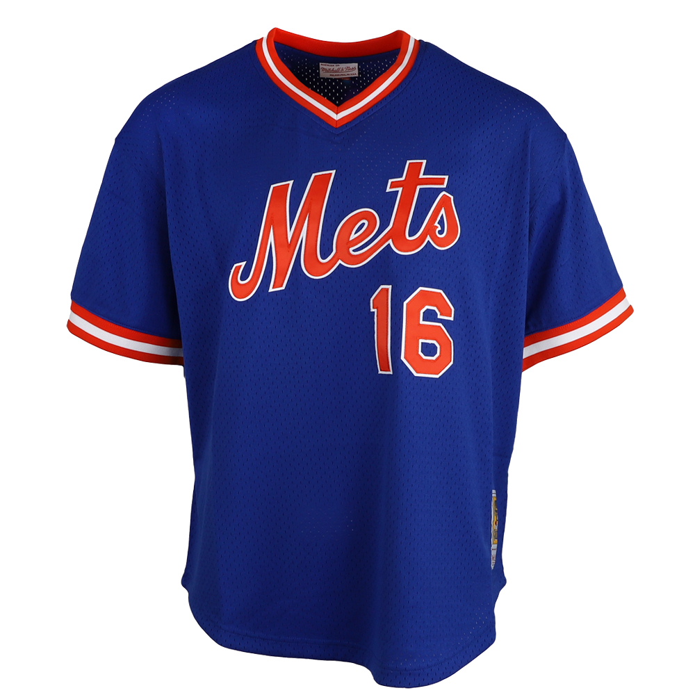 Shop Blue Mens Mitchell & Ness MLB Authentic BP Jersey Mets Dwight