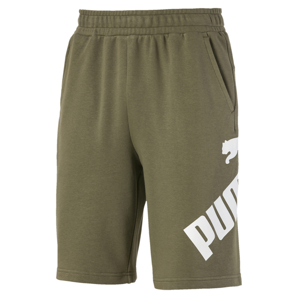 Puma 58155149 Mens Logo 10 Shorts Casual Comfort Technology - Зеленые - Размер