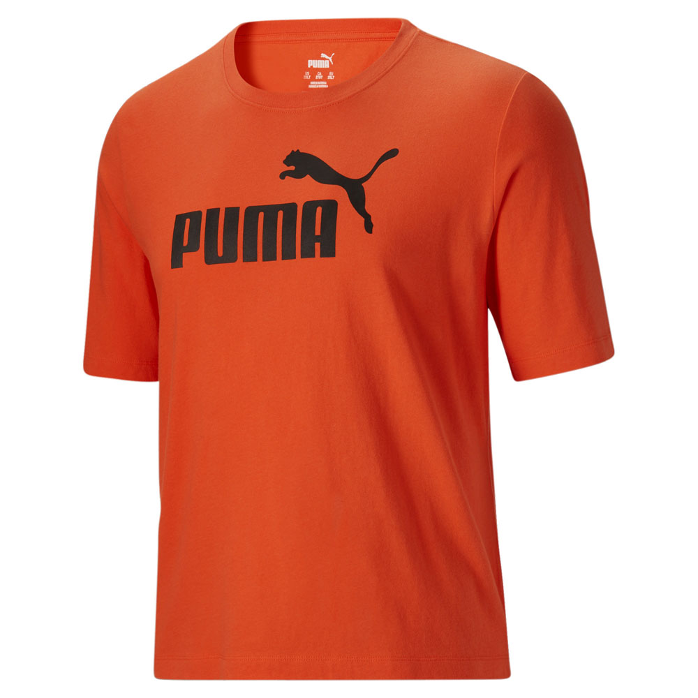 Puma orange best sale t shirt