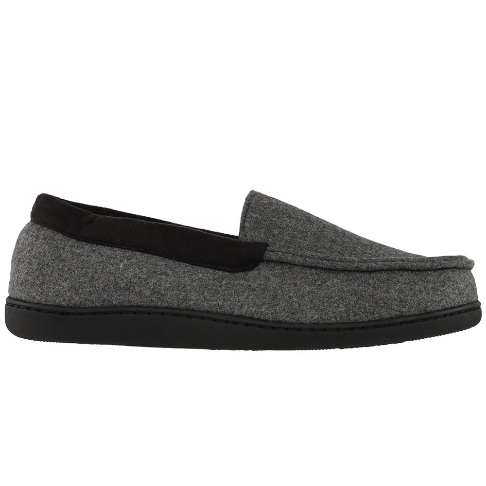 a Hi-Tec Flannel Scuff Mens Grey Casual Slippers 59098 | eBay