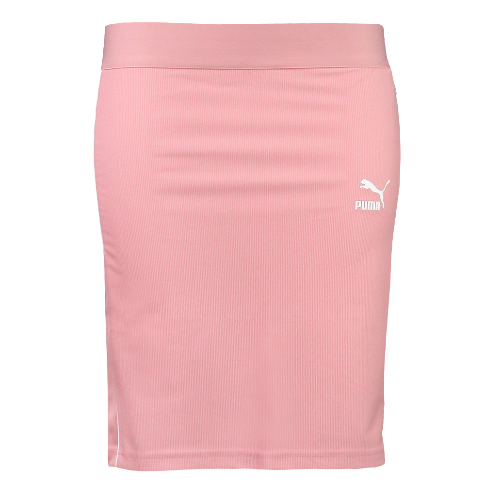 Shop Pink Womens Puma Classics Rib Skirt