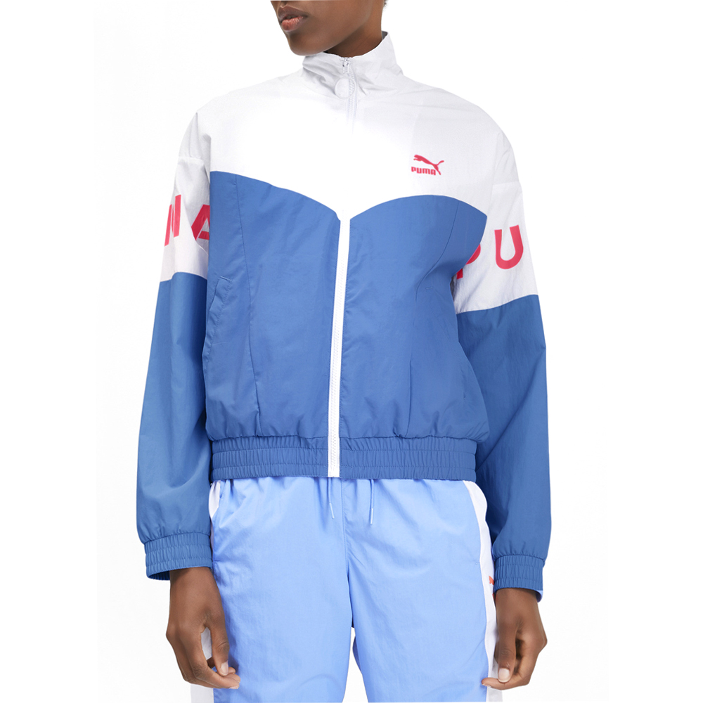 Shop Blue Womens Puma XTG Full Zip Long Sleeve Track Jacket
