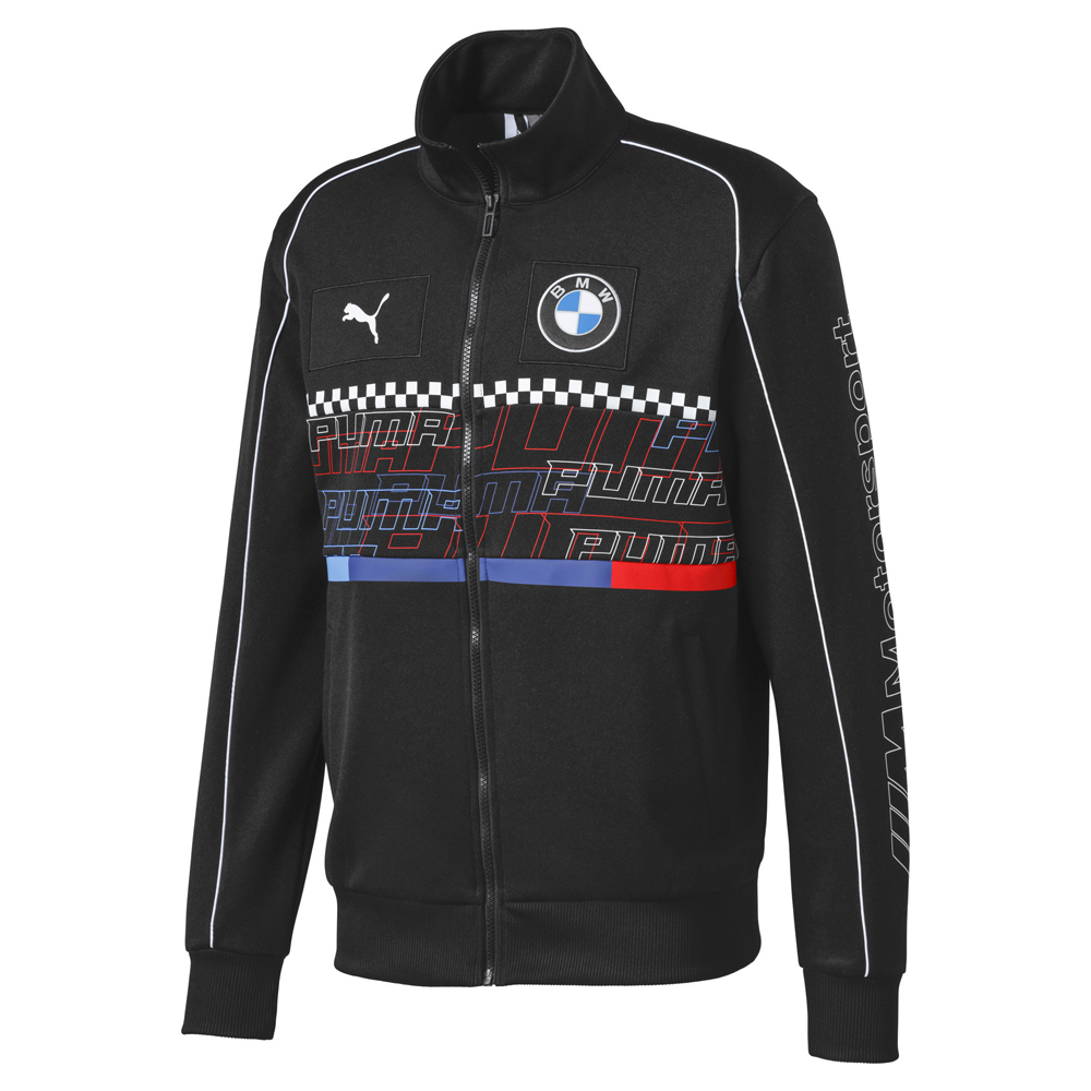 Shop Black Mens Puma BMW M Motorsport Track Jacket