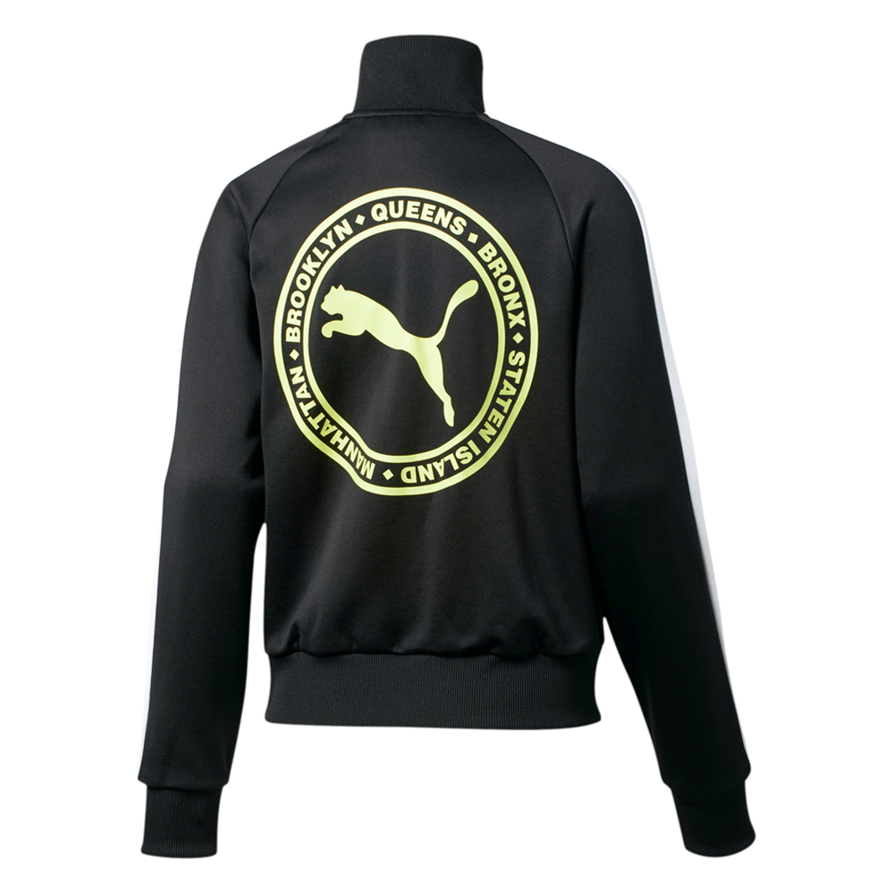 Puma Nyc T7 Track Jacket Womens Black Coats Jackets Outerwear 598326-03