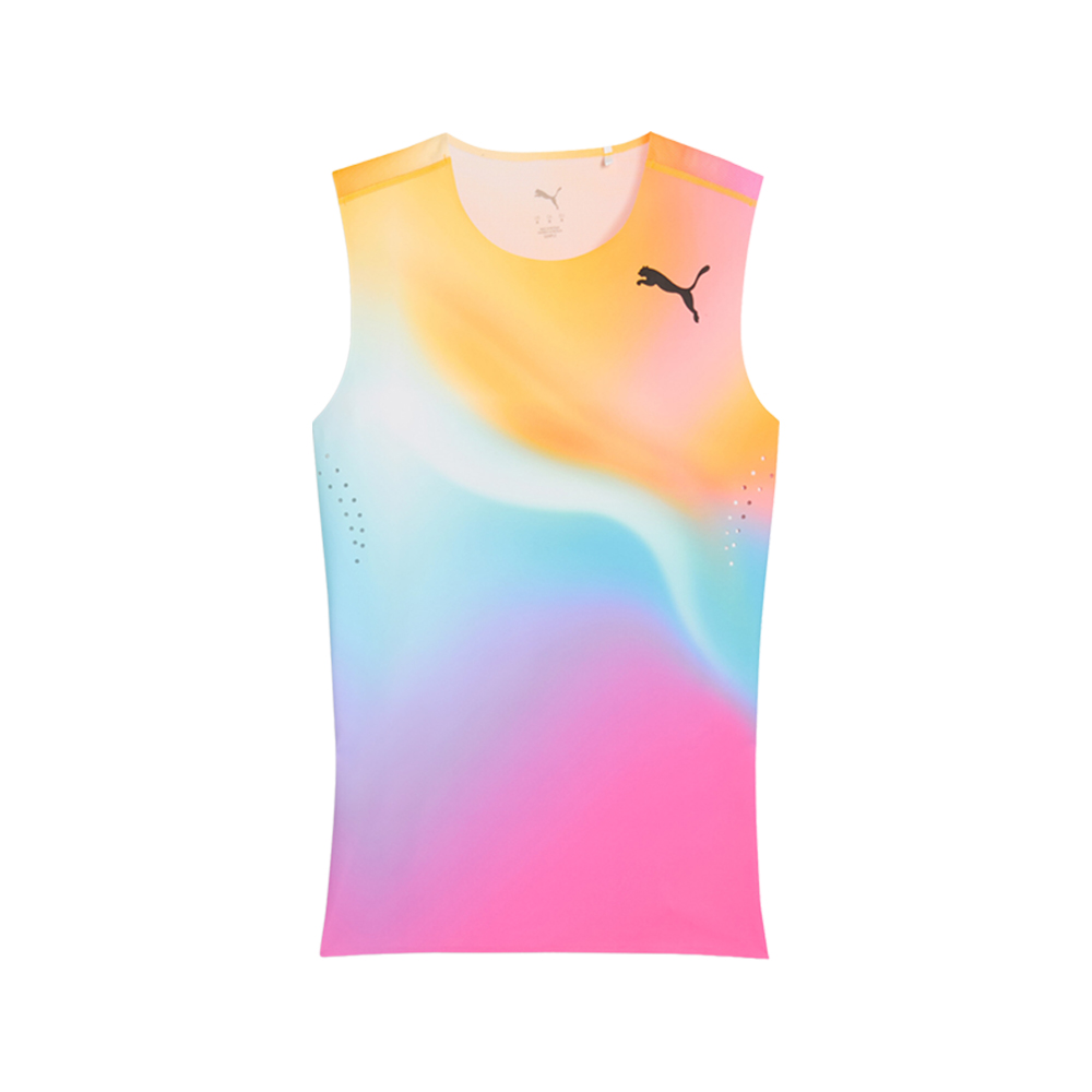 PUMA Race Day Track & Field Tight Crew Neck Athletic Tank Top
