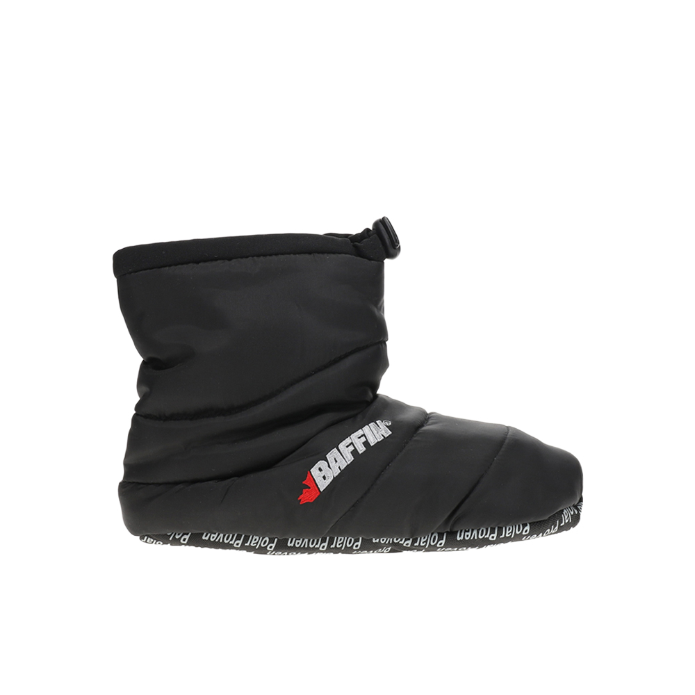 BAFFIN Unisex Cush Booty, Color: Black, Size: YM (6130-0000-1-YM)