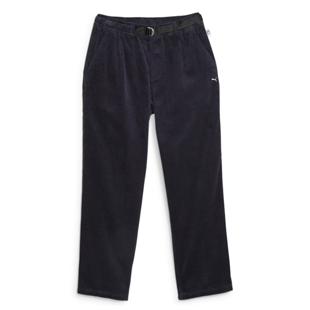 PUMA Mmq Corduroy Pants Mens Blue Casual Athletic Bottoms