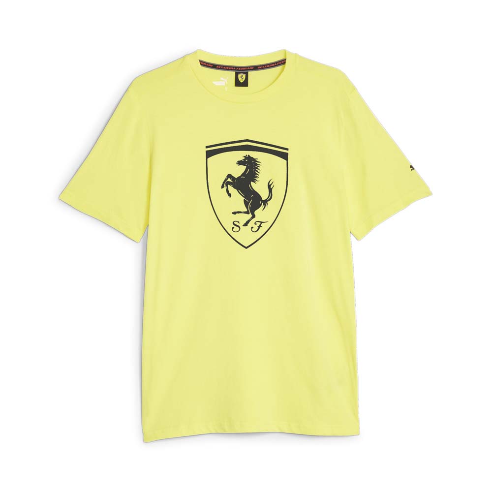 PUMA Scuderia Ferrari Race Tonal Big Shield Crew Neck Short Sleeve T-Shirt