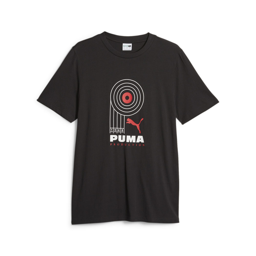 Puma Production Graphic Crew Neck Short Sleeve T-Shirt