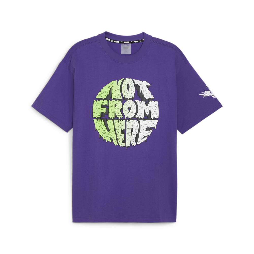 PUMA MELO X TOXIC Graphic Crew Neck Short Sleeve T-Shirt