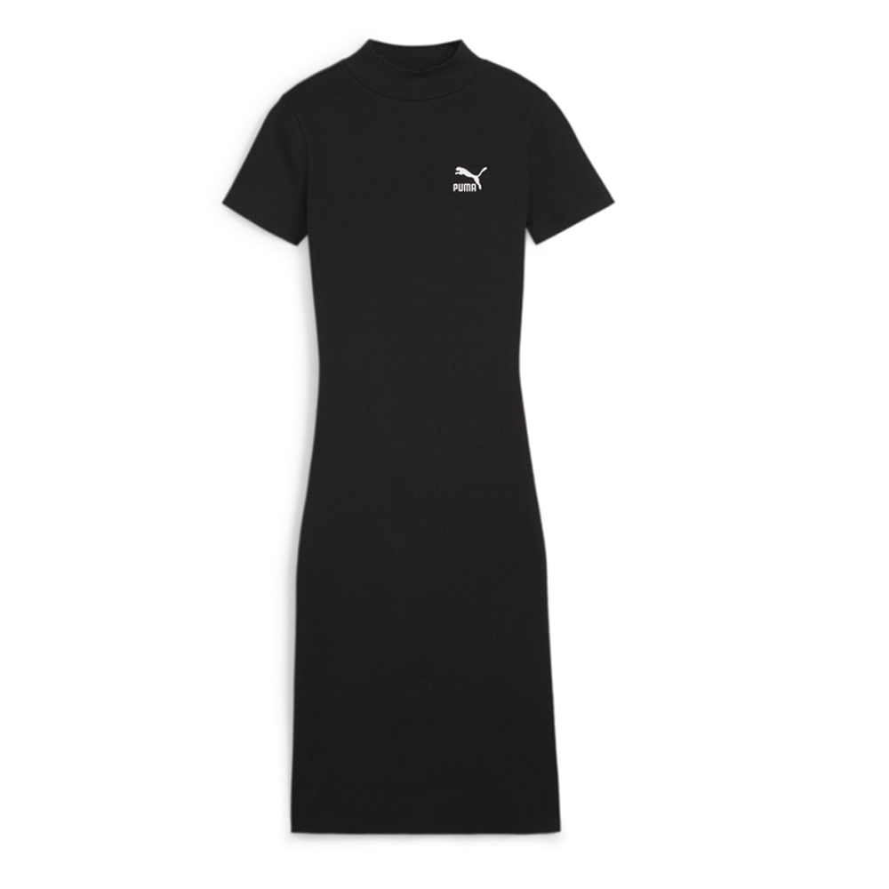 PUMA Classics Ribbed Short Sleeve T-Shirt Dress PUMA Classics Ribbed Short Sleeve T-Shirt Dress