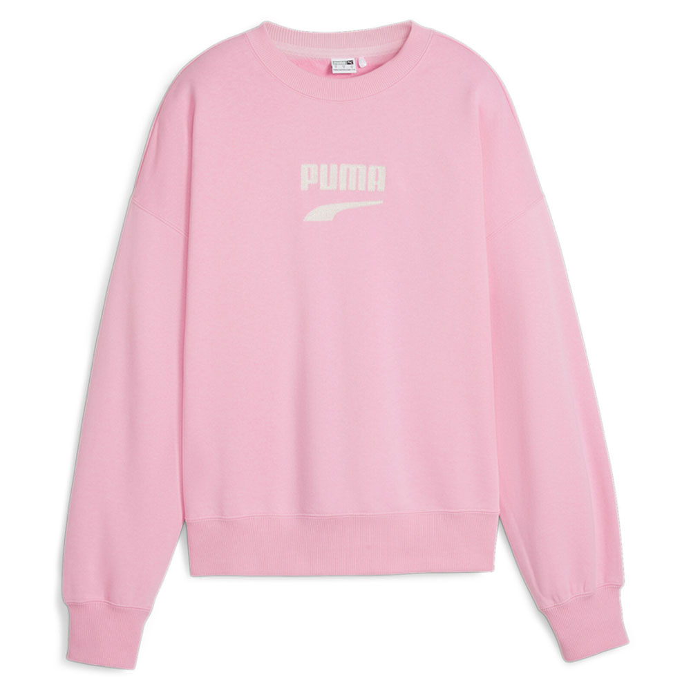 PUMA Downtown Oversized Crew Neck Long Sleeve Sweatshirt