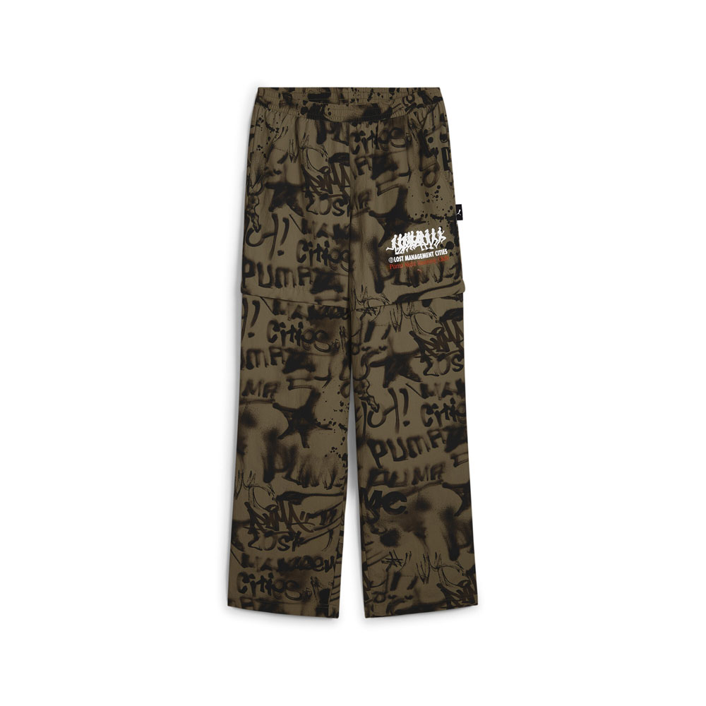 PUMA PUMA X LOST MANAGEMENT CITIES All Over Print Mid Rise Pants