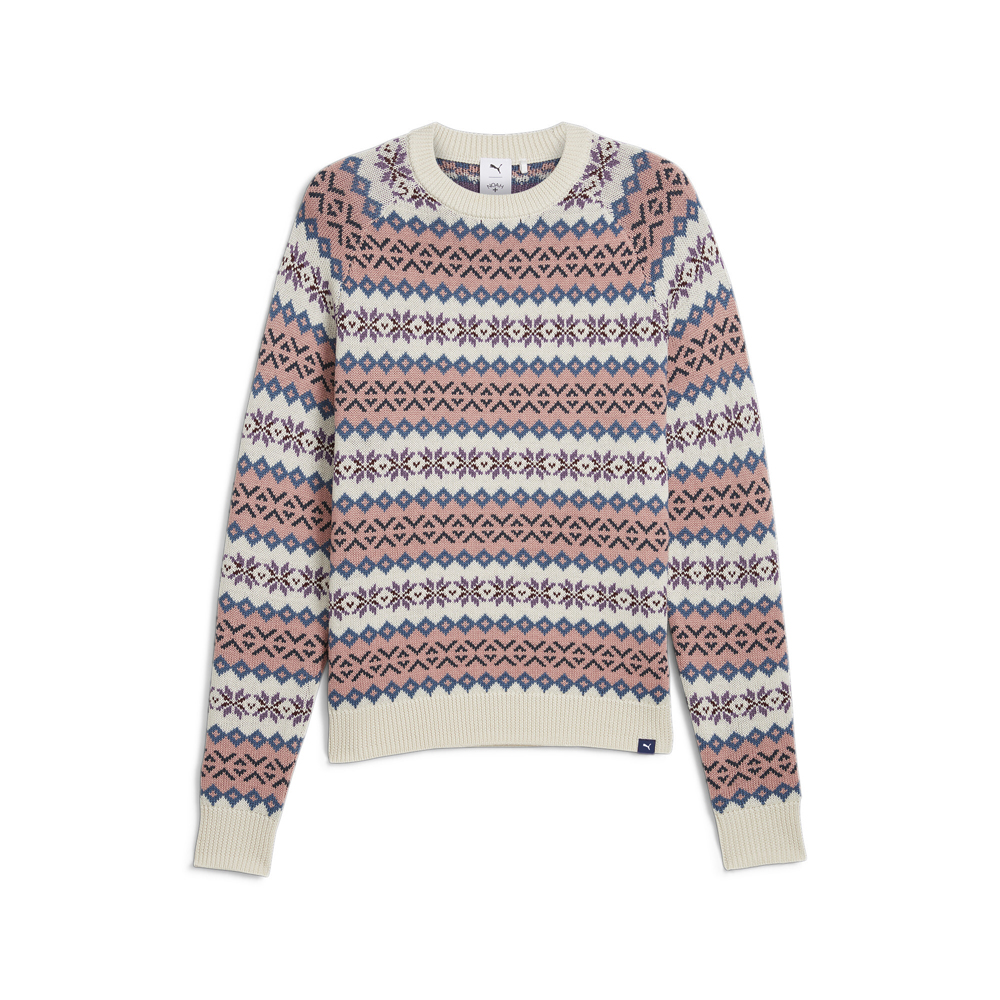 PUMA PUMA X NOAH Knitted Geometric Crew Neck Long Sleeve Sweater