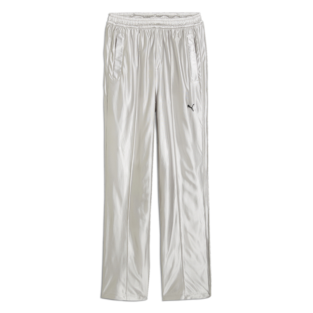 パンツ WHISMY ALL TERRAIN CROPPED PANT SILVER L PINSV Women's Casual Wide Leg Pants High Waisted Drawstring