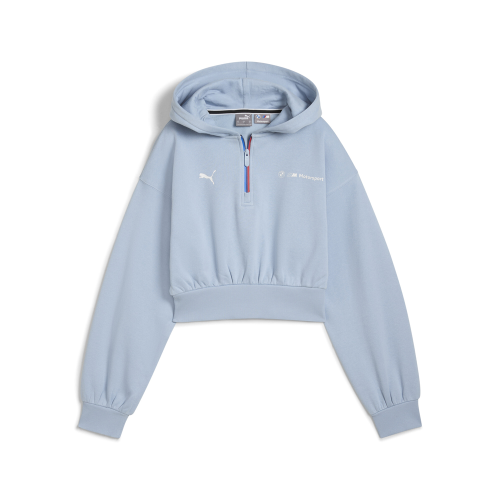 PUMA BMW M Motorsport Essentials Half Zip Pullover Hoodie