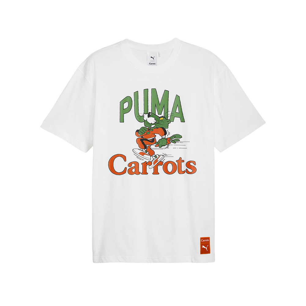 PUMA PUMA X CARROTS Graphic Crew Neck Short Sleeve T-Shirt