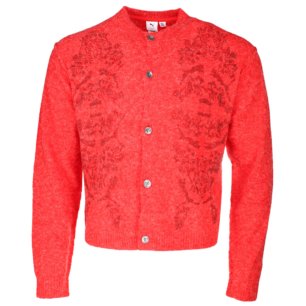 PUMA PUMA X ARIES Knitted Button Down Cardigan