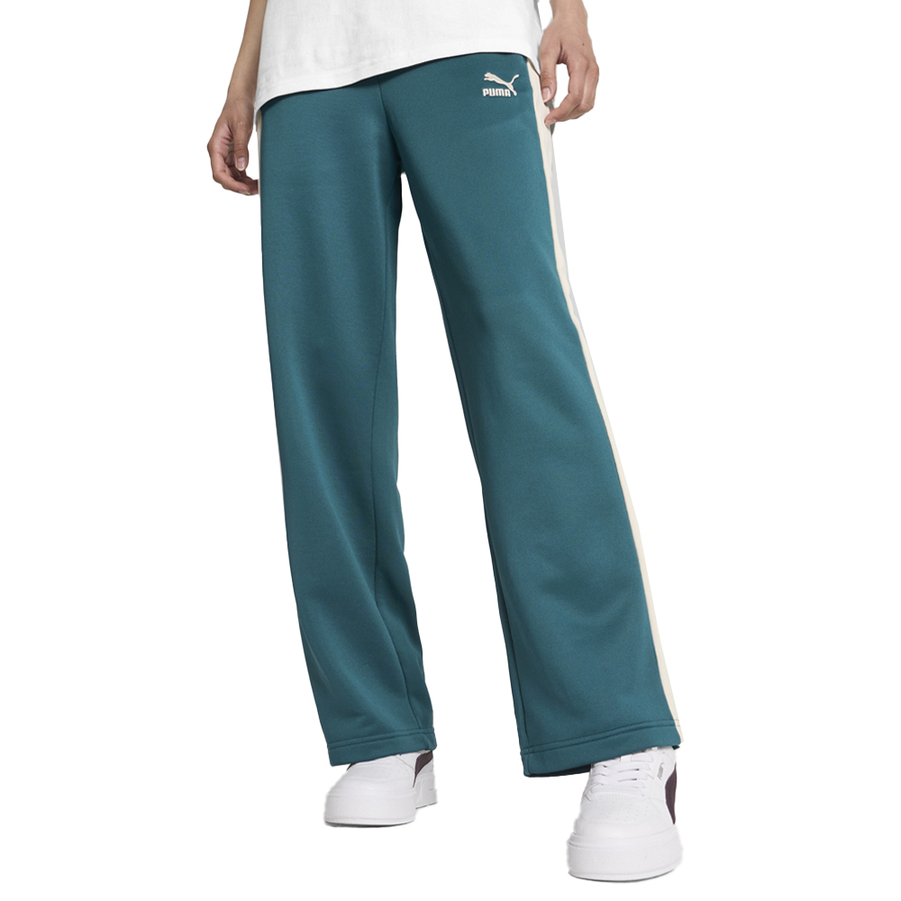 PUMA Iconic T7 Straight Leg Drawstring Track Pants Womens