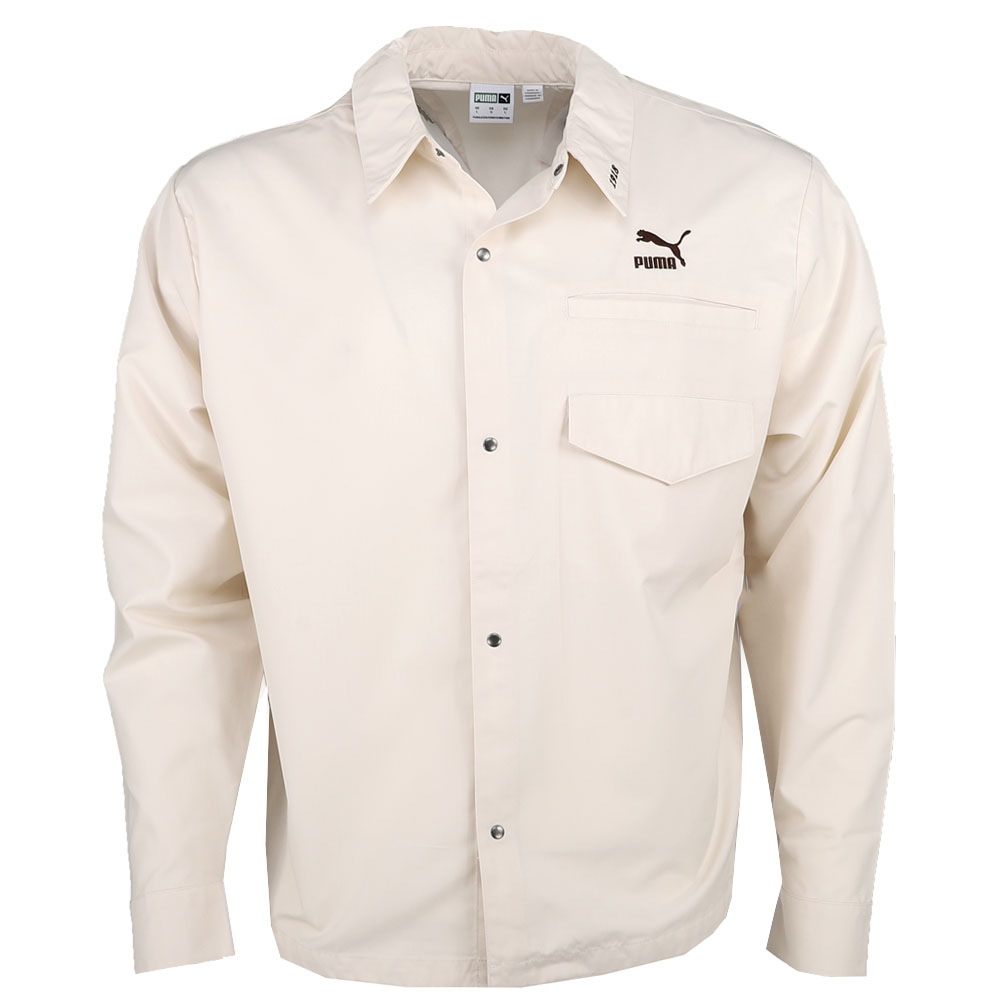 PUMA WAL Harlem Renaissance Collared Long Sleeve Button Up Shirt