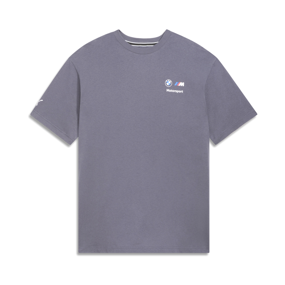 PUMA BMW M Motorsport Stacked Logo Crew Neck Short Sleeve T-Shirt