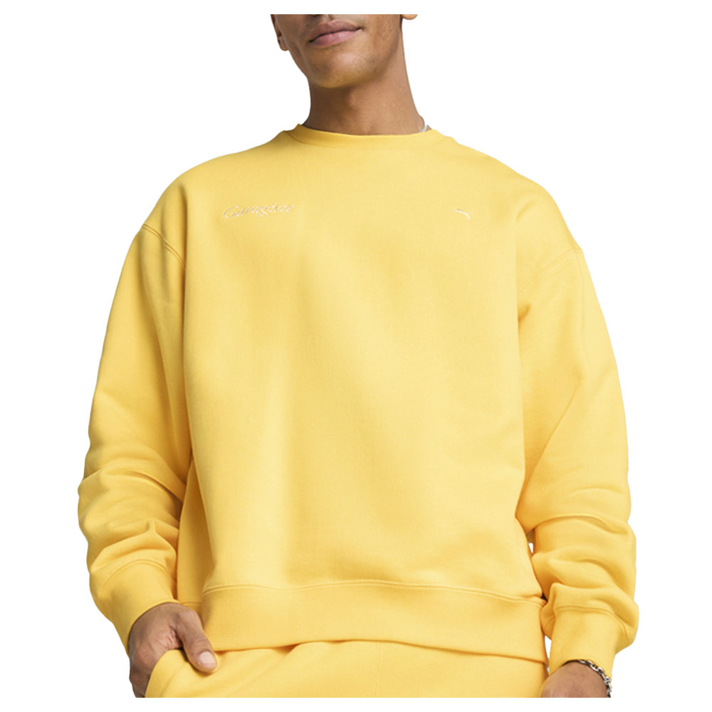 PUMA Made With Quality Graphic Crew Neck Sweatshirt