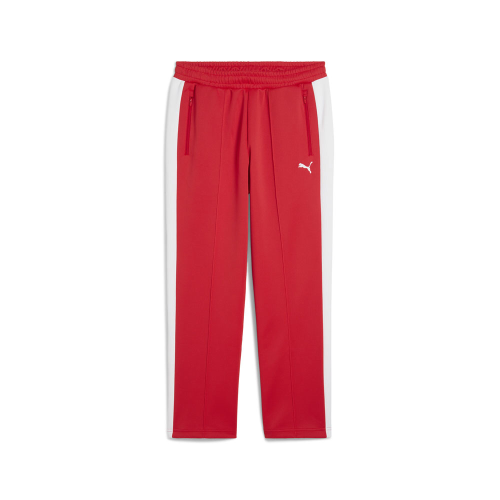 PUMA T7 Men's Relaxed Track Pants in Red, Size XL