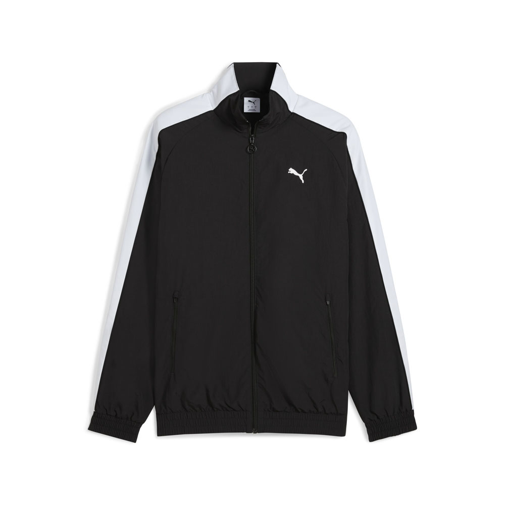 PUMA T7 Oversized Track Jacket in Black, Size L