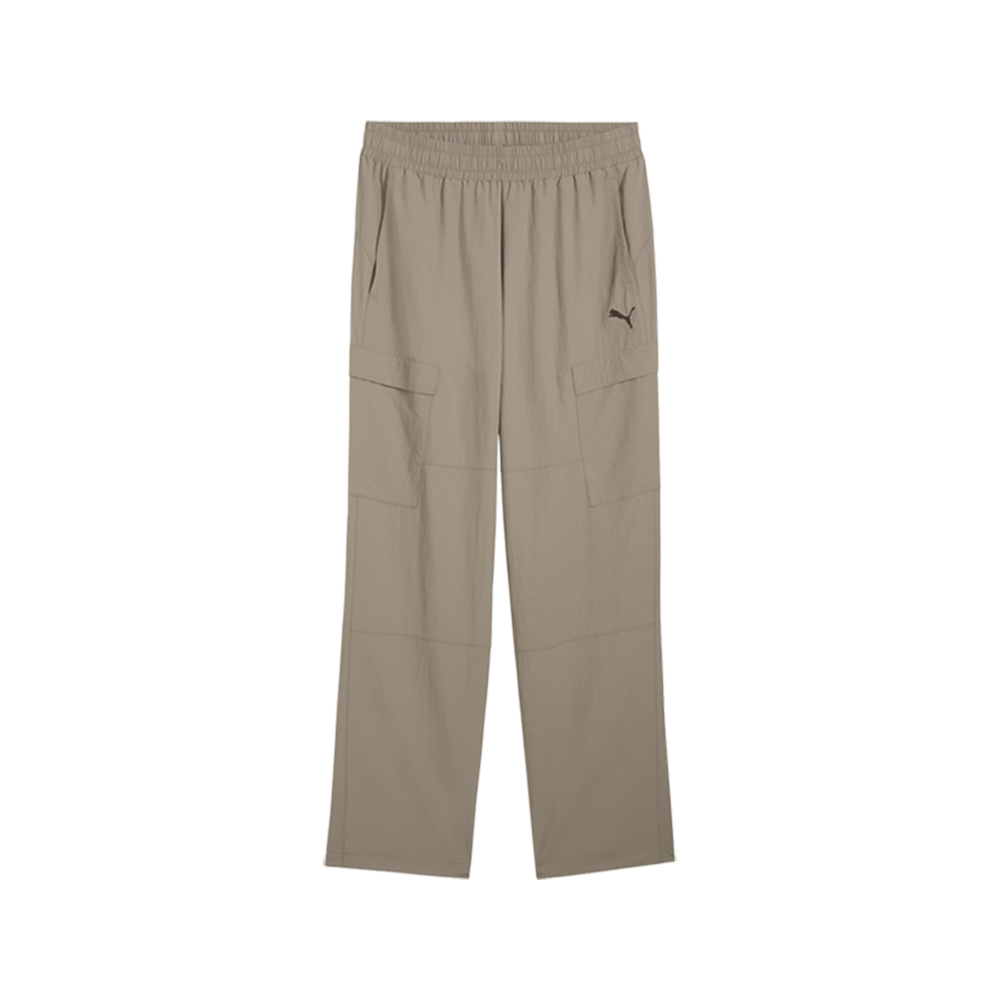 PUMA Wardrobe Essentials Men's Relaxed Cargo Pants in Beige, Size M