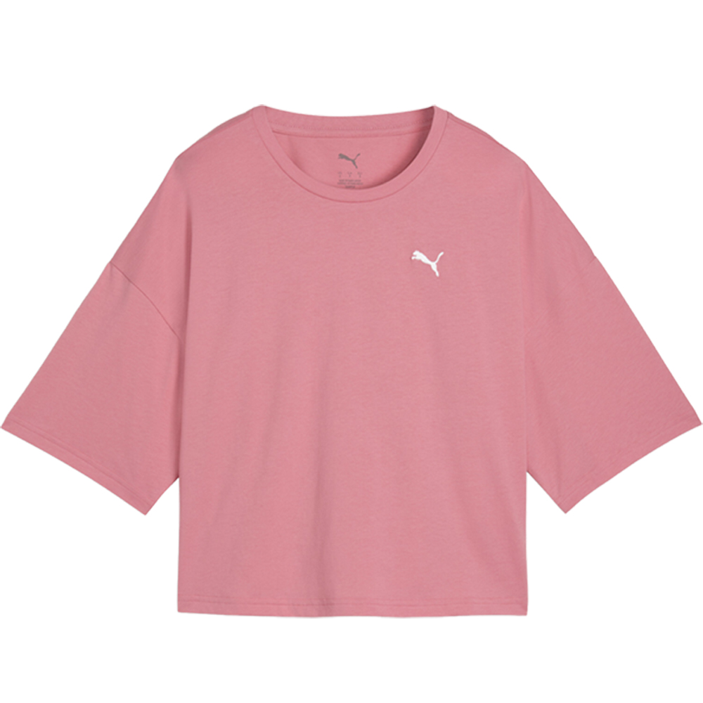PUMA Wardrobe Essentials Oversized Crew Neck Short Sleeve T-Shirt