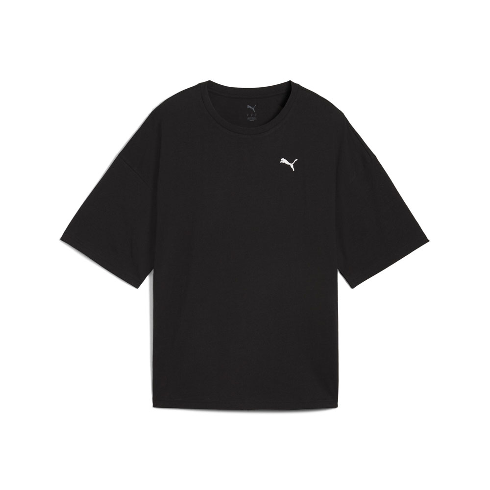 PUMA Wardrobe Essentials Women's Oversized T-Shirt in Black, Size XL