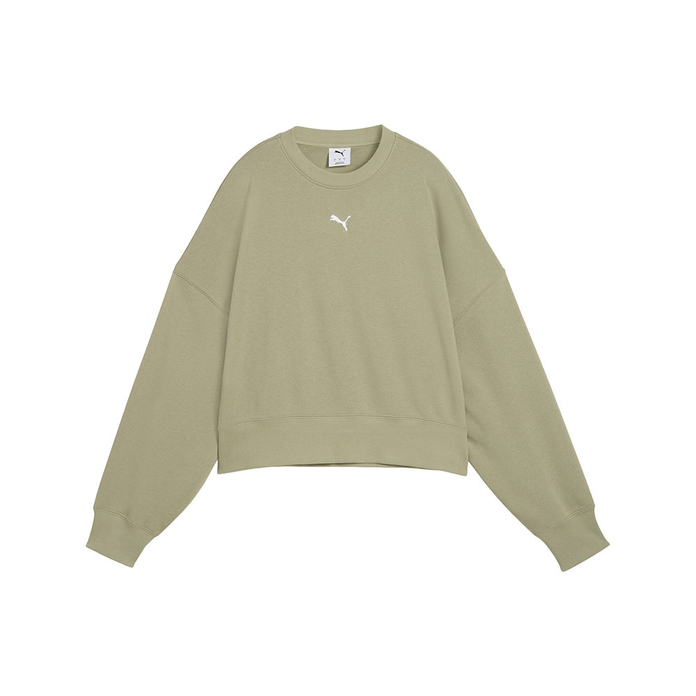 PUMA Wardrobe Essentials Oversized Crew Neck Sweatshirt