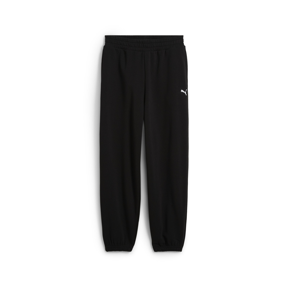 PUMA Wardrobe Essentials Women's Relaxed Sweatpants in Black, Size M