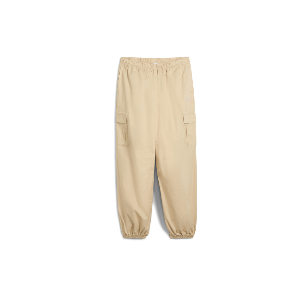 PUMA BUTTERFLY VIBE Big Kids' Cargo Pants in Beige, Size S