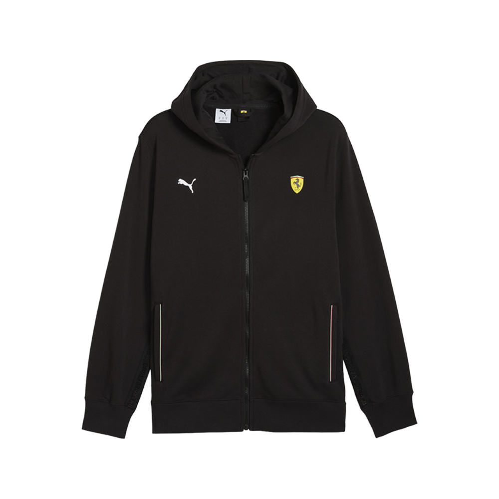 PUMA Scuderia Ferrari Men's Sweat Jacket in Black, Size S