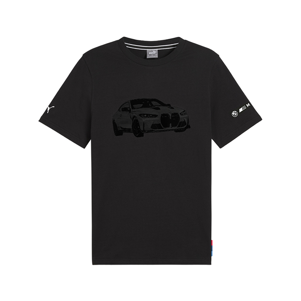 PUMA BMW M Motorsport Essentials Graphic Crew Neck Short Sleeve T-Shirt