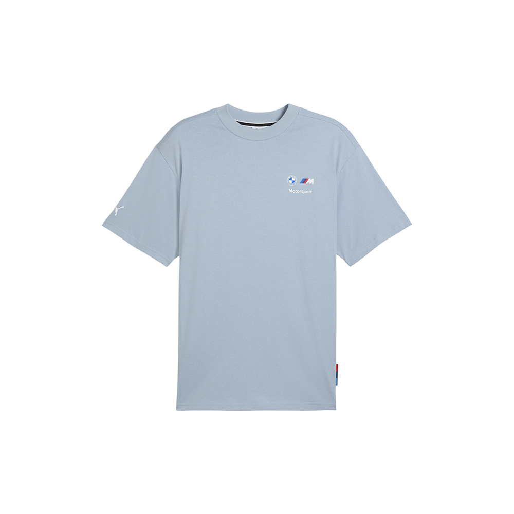 PUMA BMW M Motorsport Stacked Crew Neck Short Sleeve T-Shirt