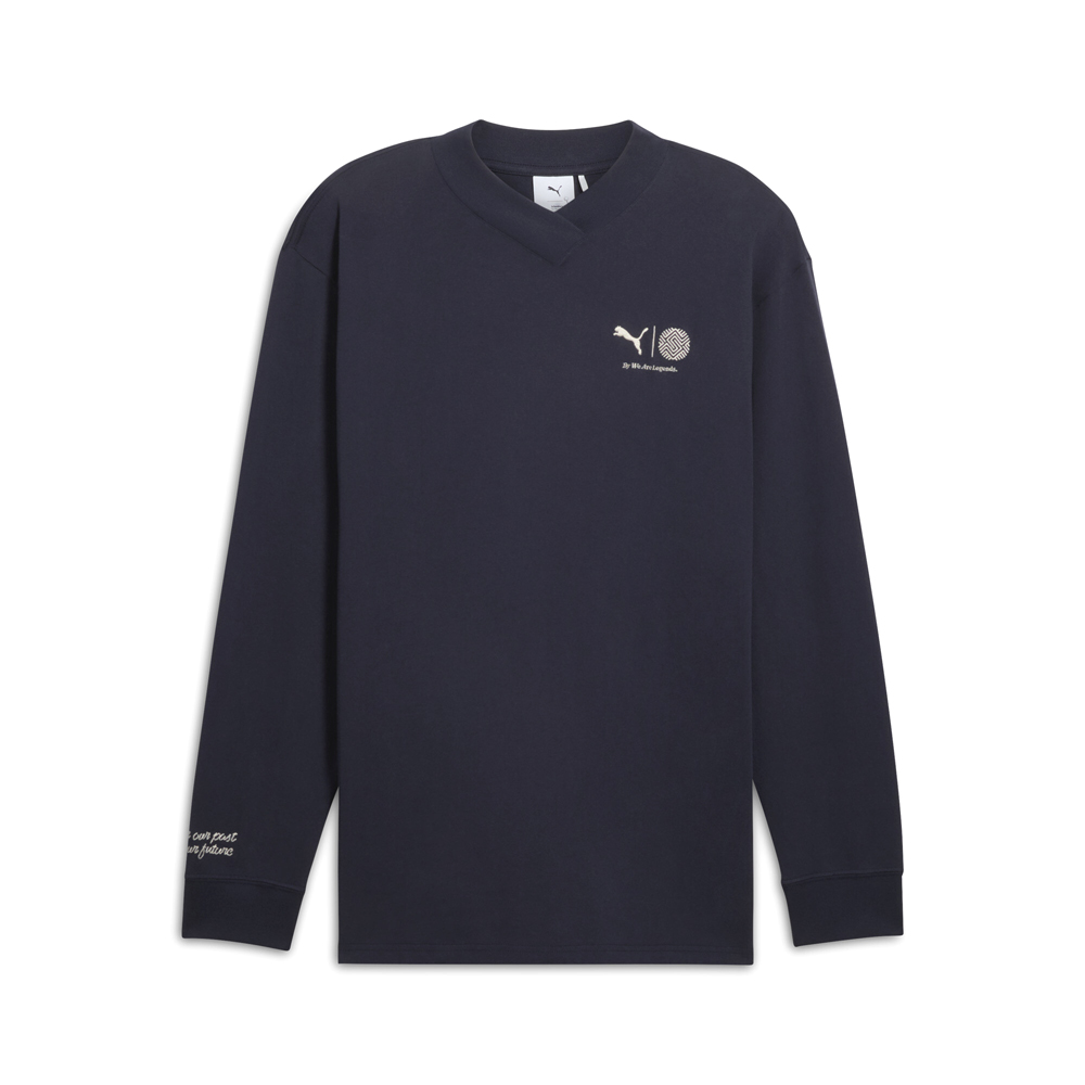 PUMA PUMA X SCHOMBURG Graphic Long Sleeve Pullover Shirt
