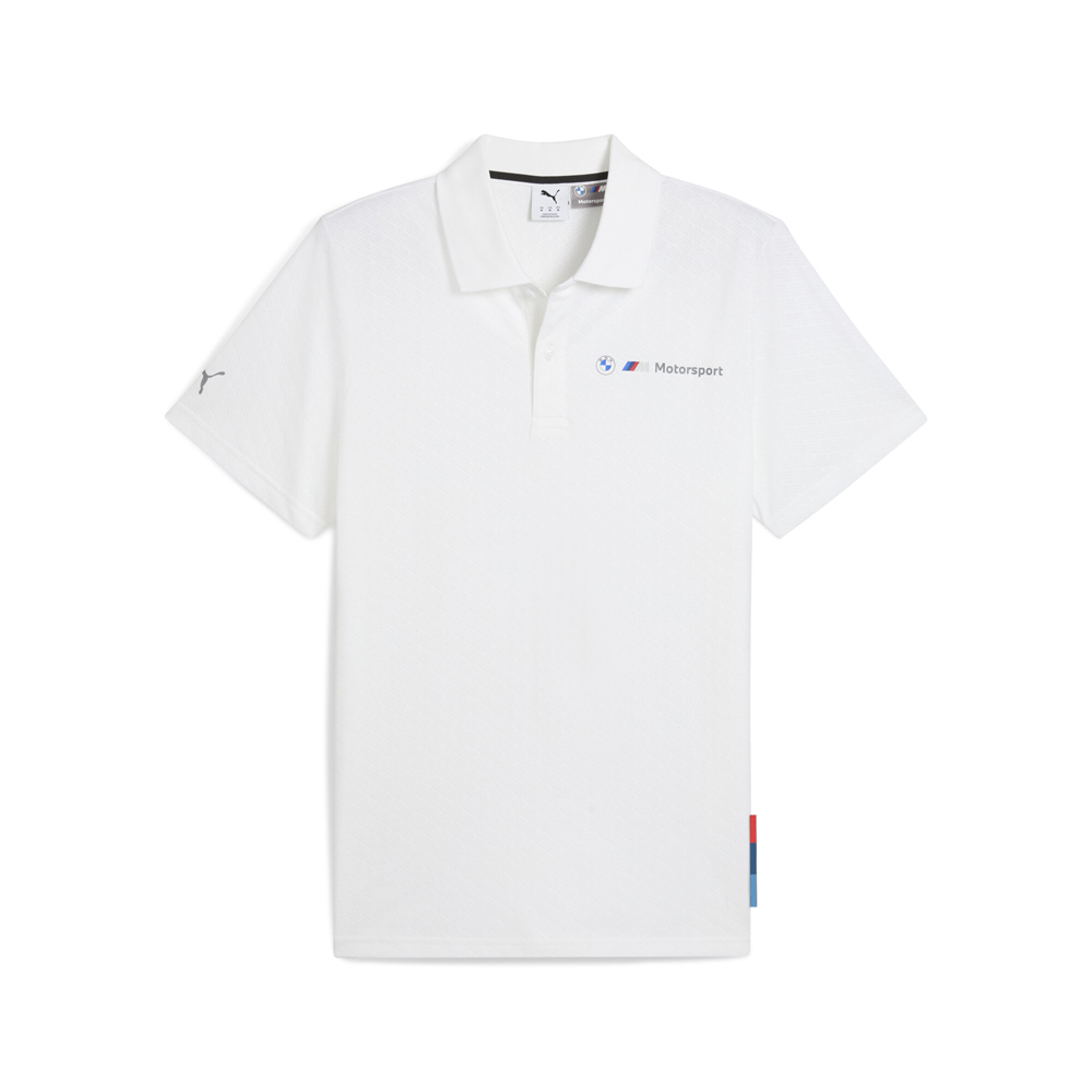 PUMA BMW M Motorsport Jacquard Short Sleeve Polo Shirt