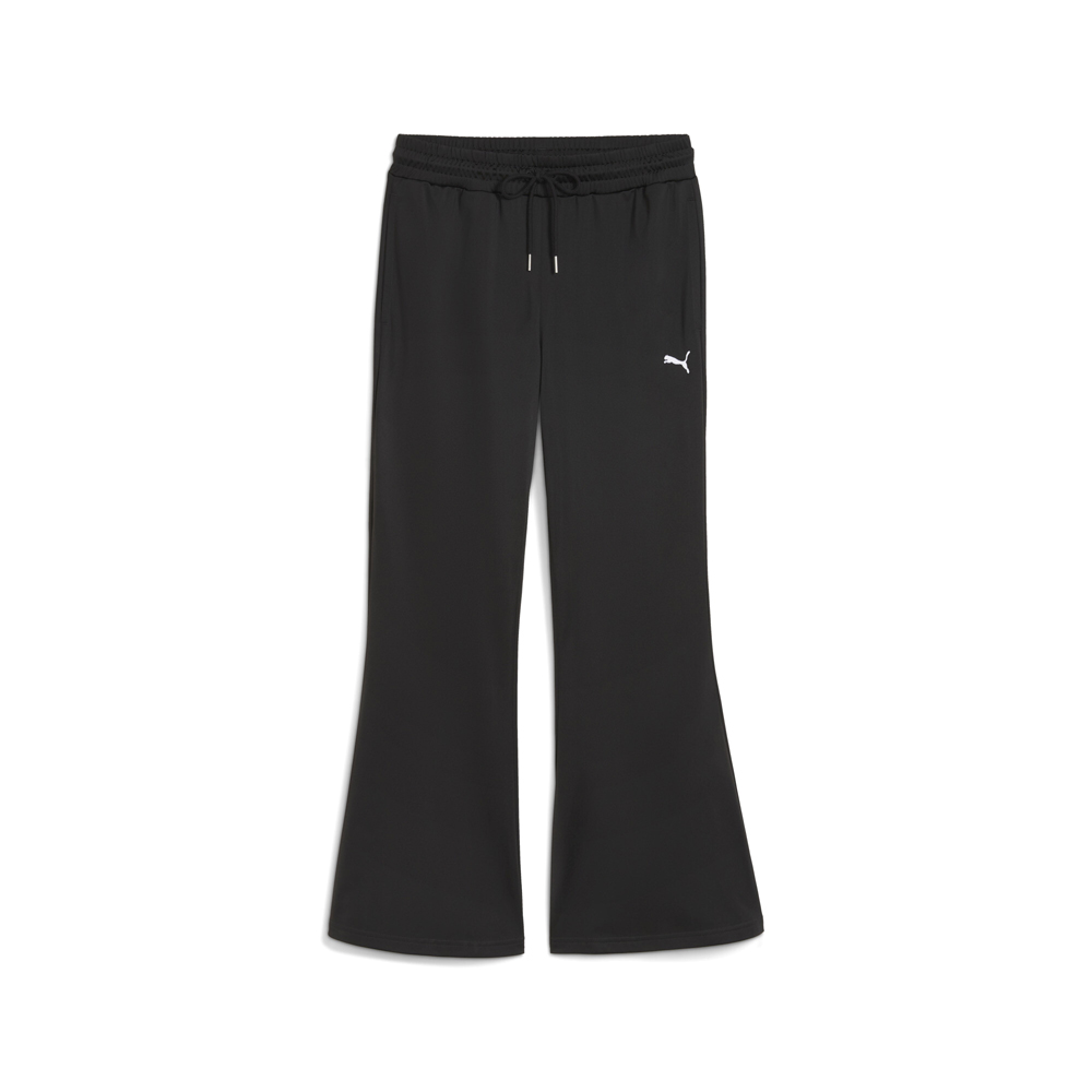PUMA Wardrobe Essentials Women's Flared Pants in Black, Size L
