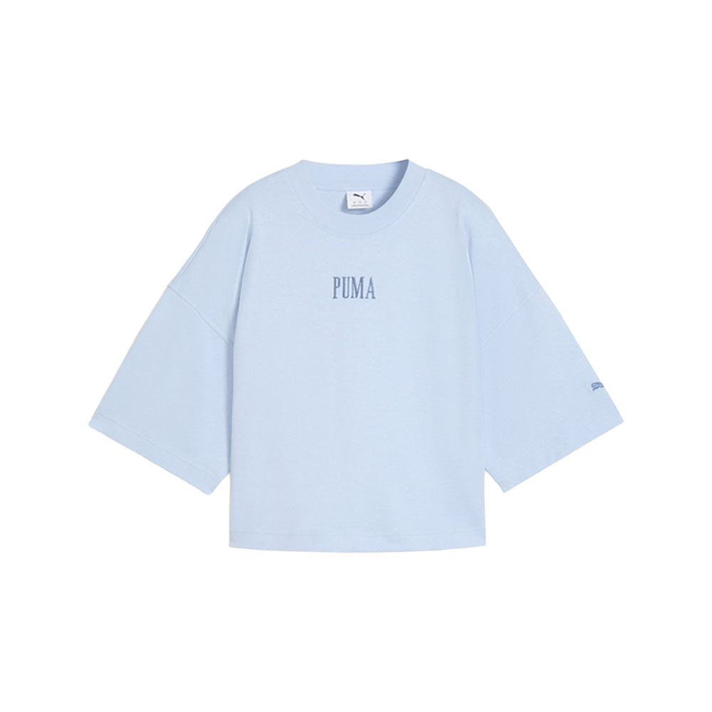 PUMA Premium Essentials Oversized Crew Neck Short Sleeve T-Shirt