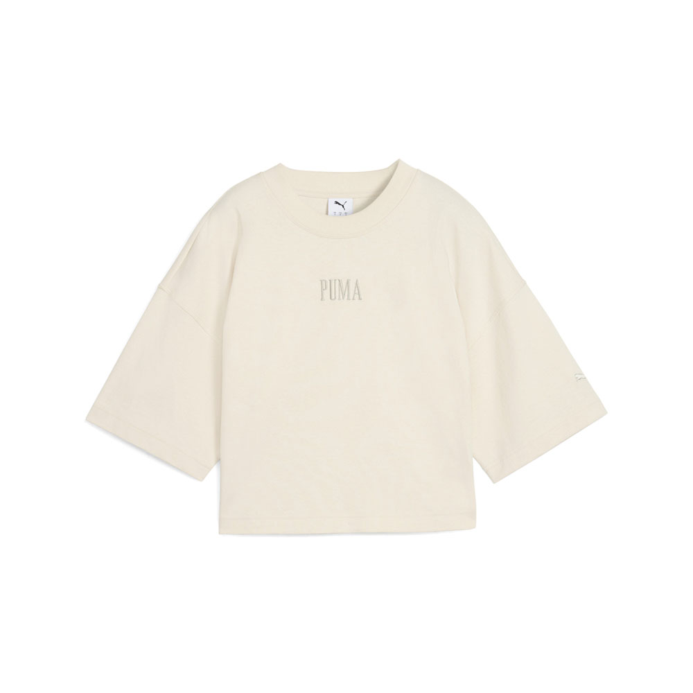 PUMA Premium Essentials Oversized Crew Neck Short Sleeve T-Shirt