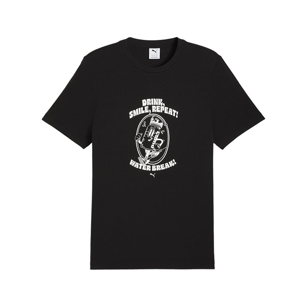 PUMA Graphic Water Crew Neck Short Sleeve T-Shirt