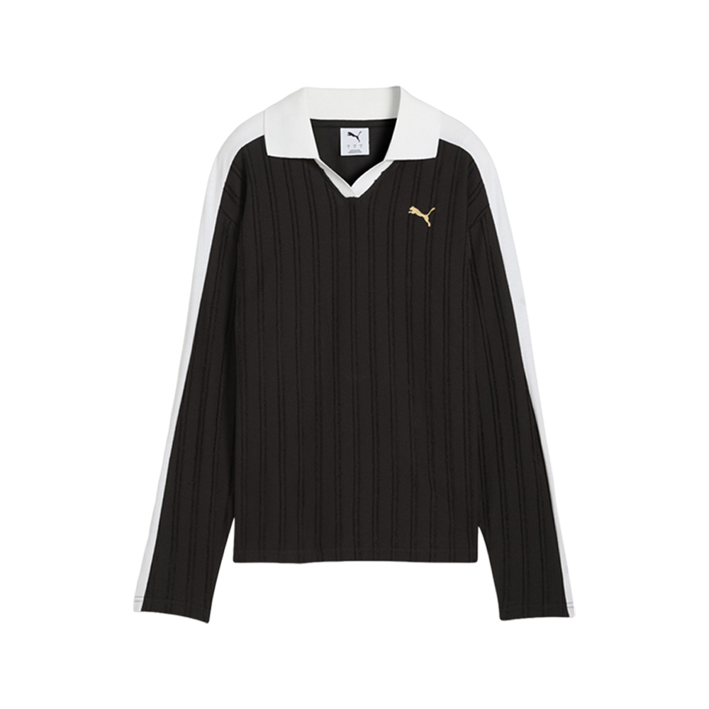 PUMA T7 Relaxed Long Sleeve Polo Shirt