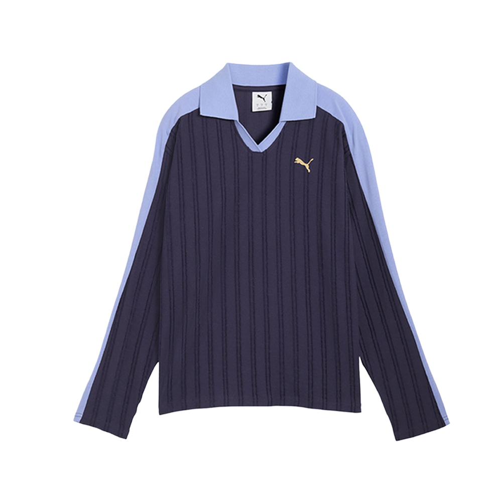 PUMA T7 Relaxed Long Sleeve Polo Shirt
