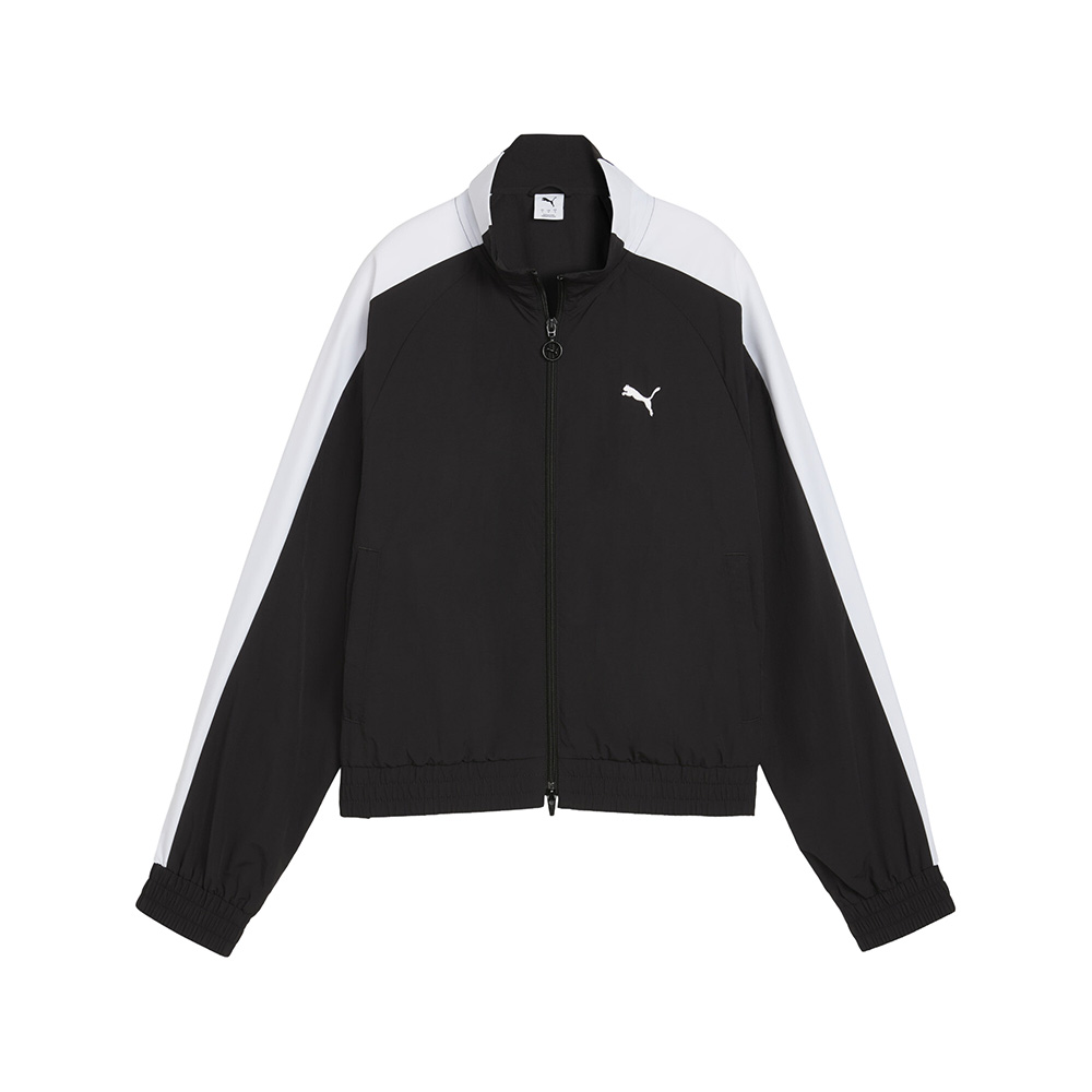 PUMA T7 Women's Relaxed Track Jacket in Black, Size XL