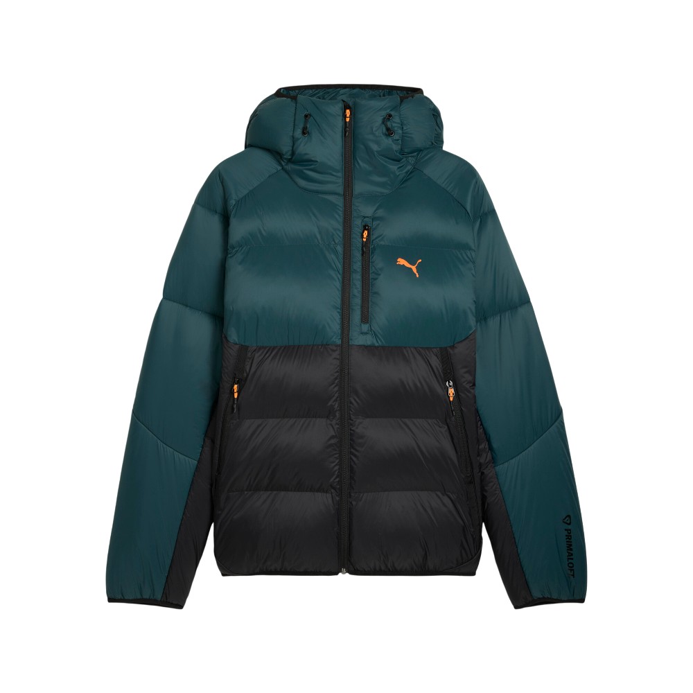 PUMATECH Men's PrimaLoft® Puffer Jacket in Green, Size M