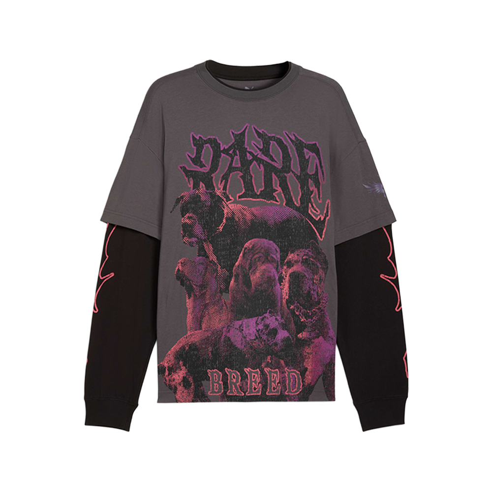 PUMA LaMelo World Tournament Graphic Crew Neck Long Sleeve T-Shirt